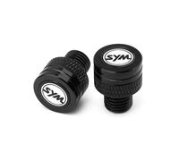 Mirror Base Hole Sealing Screws for Motorcycle For GTS300 GTS300i JOYMAX Z125 250 300 CNC Aluminum Motorcycle Rearview Mirror Hole Plug Screw Bolts Cover Caps(Black)