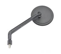 Mirror Black Uni Daytona Left Aluminium Round