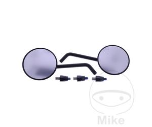 Mirror Black Universal Daytona Right And Left M10 x 1.25 left/M10 x 1.25 right