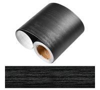 Mirror Border Peel and Stick, Wood Grain Sticker Trim for Bathroom with Flexible Frame, PVC Details with Moisture Proof Function, Rental, Home Room Kitchen Shower Toilet 10 Meters