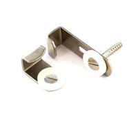 Mirror Brackets Adjustable Nickel Plated x4