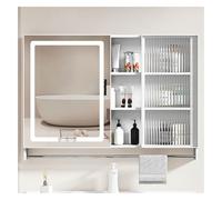 Mirror cabinet for bathroom，bathroom mirror cabinet，led medicine cabinet，Bathroom Mirror with Storage，Bathroom Mirror Cabinet Wall Mounted Vanity Mirrored Cabinet(B1,W70*H65cm/W27.6*H25.6in