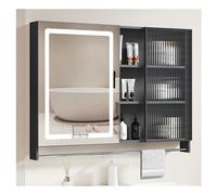 Mirror cabinet for bathroom，bathroom mirror cabinet，led medicine cabinet，Bathroom Mirror with Storage，Bathroom Mirror Cabinet Wall Mounted Vanity Mirrored Cabinet(B2,W60*H65cm/W23.6*H25.6in