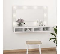 vidaXL Mirror Cabinet Black Oak 90 x 31.5 x 62 cm Engineered Wood