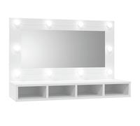 vidaXL Mirror Cabinet Black Oak 90 x 31.5 x 62 cm Engineered Wood