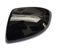 Mirror Caps Cover Fits for Mazda 2 3 M2 M3 1.6 Wing Mirror Cover Cap Car Outside Reverse Door Side Housing Shell(1pcs white right)(1pcs black left)