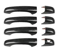 Mirror Caps Cover Replacement for Dodge For Avenger 2008 2009 2010 2011 2012 2013 2014 Car Rearview Side Mirror Cover Door Handle Trim Wing Cap(Mirror cover carbon)(None Smart carbon)