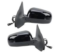 mirror Car 5 Pins Rearview Mirror Assembly White Blue Lens Heated Side For Vw For Golf MK4 1997 1998 1999-2007