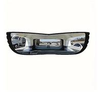 Mirror Car Interior Universal Fit Curved Rearview Blind Spot Mirror 160° Wide Angle Enhanced Field Of View Front Position Oval Shaped Interior