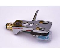 Mirror Chrome plated Headshell, cartridge and stylus, needle for Kenwood KD-2070, KD-5077, KD-550, KD-3100, KD-2055, L07D, KD-3077, KD-600, KD-500, PU-400, - MADE IN ENGLAND
