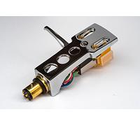 Mirror Chrome plated Headshell, cartridge and stylus, needle for Trio KD-1033B, KD-1030, KP-700D, KP-2022, KD-1033, KD-2070, PM-7021, KP-7700, KP-515, KP-7070, KP-F515, - MADE IN ENGLAND