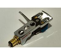 Mirror Chrome plated Headshell, cartridge, needle for ROTEL RP1000, RP1000Q, RP1100, RP1100Q, RP1300, RP1500, RP2300, RP2500, RP3300, - MADE IN ENGLAND