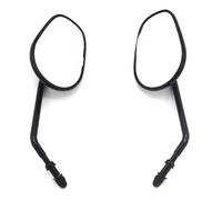 mirror clear glass For Harley For Davidson For Street 500 750 Motorcycle Rear View Side Mirrors 8MM(Black)