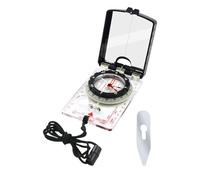 Mirror Compass - ABS 11.5 x 6.5 x 2.5 cm, Waterproof Navigation Tool with Map Ruler, Magnetic Declination Adjustment for Hiking, Camping, Survival, Fishing, Navigating