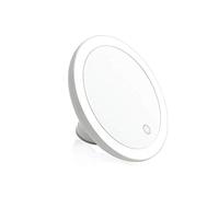 Mirror Cosmetic Vanity Mirror 8 Inch LED Makeup Mirror 5 Times Magnification Beauty With Light Mirror With Suction Cup Bathroom Mirror Lighted Makeup Mirror (Color : White Size : 8 inches 5X