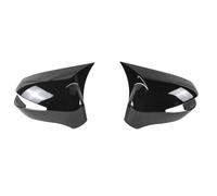 Mirror Cover 1 Pair Car Exterior Rearview Housing For Civic 8th 2005-2011 Side Mirror Cover Wing Cap Sticker Door View Case Shell Decor Rearview Housings(Gloss Black,1)