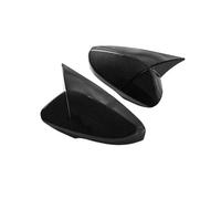 Mirror Cover 2X Car Rearview Mirror Housing For Hyundai For Elantra For Veloster 2011-2017 Side Mirror With Turn Signal Cover Caps Add On(Carbon look)