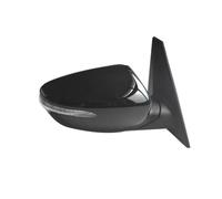 Mirror cover 7/8 Wires Auto Side Rear View Mirror Outside Rearview Assembly For Kia For Carens 2013 2014 2015 2016 2017 2018(Black right 8 Wires)