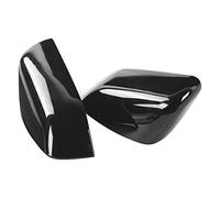 Mirror Cover Cap 2pcs Rover Rearview Mirror Cover Caps Glossy Black fits for Land Rover fits for LR4 fits for LR2 fits for Range Rover Sport fits for Range