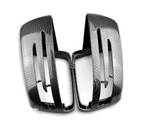 Mirror Cover Cap Compatible With Benz For E Class W212 2010-2015 For S Class W221 2006-2013 Carbon Fiber Pattern Rearview Side Mirror Cover Caps Turn Signal Housing