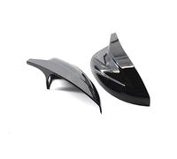 Mirror Cover Cap Compatible With For A3 S3 2014 2015 2016 2017 2018 2019 2020 1Pair Car Rear View Mirror Cover Side Mirrors Cap Glossy Black ABS ABS