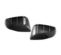 Mirror Cover Cap Compatible With Toyota For Sienna 2021 2022 1 Pair Left Right Side Rear-view Mirror Covers Trims Carbon Fiber Grain ABS Turn Signal Light Housing