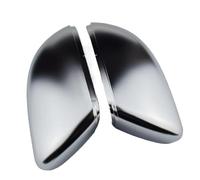 Mirror Cover Cap Compatible With VW For Golf 6 VI For MK6 For GTI R20 2010-2013 Matt Chrome Mirror Cover Silver Rearview Side Mirror Cap Housing Turn Signal Housing