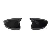 Mirror Cover Cap Compatible With VW For Tiguan MK2 2017 2018 2019 2020 2021 2022 Car Rearview Mirror Cover Side Reversing Replacements Parts Accessories(Gloss Black)