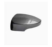 Mirror Cover Cap Fits for Kuga For Ecosport 2013 2014 2015 2016-2019 Car Rearview Mirror Cover Auto Exterior Accessories Door Wing Mirror Covers(Black right)(Phantom grey L)