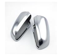 Mirror Cover Cap For A4 B6 B7 A6 C6 Car Rearview Mirror Cover Side Wing Protect Frame Covers Trim Silver Matte Chrome Shell