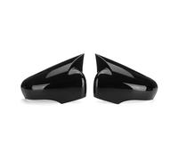 Mirror Cover Cap For Clio 4 For MK4 For Captur For Z&oe 2012-2017 2018 2019 Car Rearview Side Mirror Cover Wing Cap Sticker Exterior Door Case Trim Carbon Fiber Wing Mirror Cover Cap(Gloss Black)