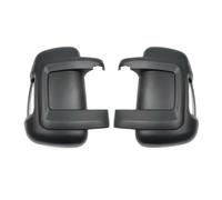 Mirror Cover Cap For Fiat For Ducato For Peugeot For Boxer For For Jumper 2006-2015 2016 2017 2018 2019 2020 Left Right 2 Piece Set Exterior Mirror Cover Black Wing Mirror Cover Cap(Right-Left Set)