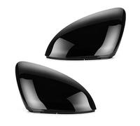 Mirror Cover Cap For Golf 7 MK7 MK7.5 For Touran L Rear View Mirror Housing Automobiles Parts Accessories Trim Side Mirror Cover(Black Pair)