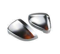 Mirror Cover Cap Pair Silver Rear View Mirror Cover For A4 For Avant/For Allroad For Quattro B9 S4 For A5 S5 2017-2023 With Lane Change Assist