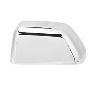 Mirror Cover Cap, Silver Plated Rear View Mirror Replacement for F - 450 F - 550 Super Duty 2017 to 2019 - Elegant High Shine Finish, Durable ABS Material, Easy Installation (Left: HC3Z 17D743 CA)