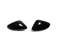 Mirror Cover Caps For Skoda For Octavia Mk3 For A7 5E For VW For T-ROC 2017 2018 2019 Gloss Black Car Side Wing Mirror Caps Cover Side Mirror Caps(Gloss black)