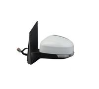 Mirror cover Car Door Mirrors Assembly White Heated Glass Lens Side Wing For Ford For Focus Mk2 2008 2009-2011