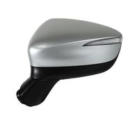 Mirror cover Car Rearview Mirror Assy With Electric Angle Adjust Folding Heating Blind Spot Monitoring For Mazda CX-5 CX5 2015 2016(Silver left 8 Wire)