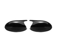 Mirror Cover Car Rearview Mirror Housing For BMW 3Series E90 E91 E92 E93 320i 325i 330i 335i Carbon Look Auto Parts Exterior Shell Rearview Housings(Gloss Black,1)