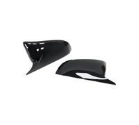 Mirror Cover Housing Suitable For Toyota For RAV4 2013 2014 2015 2016 2017 2018 2019 Bright Black/Carbon Fiber Pattern Left And Right Mirror Cover Cap Housing(Bright black)