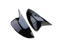 Mirror Cover Replacement For Accord 10th 2018-22 11th 2023+ Rearview Mirror Cover With Light Trough(Glossy Black)