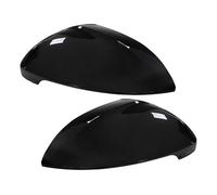 Mirror Cover Replacement for VW For Passat B8 Estate Saloon 2015-up L+R Wing Door Mirror Cover Caps Gloss Black