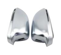 Mirror Covers Cap For A4 B8 A3 A5 A6 Q3 Car Rearview Mirror Cover Cap Protection Replacement(With Hole)