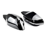 Mirror Covers Cap For B&MW 3 4 5 7 8 Series G20 G21 G30 G38 G22 G23 G11 G12 G15 G16 Rearview Mirror Cover Wing Cap LHD RHD Side Trim(Svart,RHD)