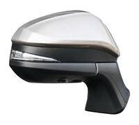 Mirror Covers Cap For T&oyota For Harrier 2020-2022 Auto Side Mirror Complete Door Wing Mirror Car Outside Rearview Assembly(Silver,With Memory Right)