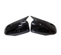 Mirror Covers Caps Car Rearview Side Mirror Cover For Toyota For Camry For Corolla For Avensis For Auris 2014-2018 Wing Cap Exterior Door Housing Shell Trim(With Light Black)