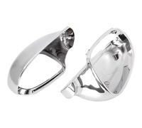 Mirror Covers Caps Compatible With VW For Jetta 2005 2006 2007 2008 2009 2010 ABS Chrome Rearview Mirror Cap For Wing Side Mirror Cover Accessories