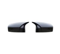 Mirror Covers Caps For Mazda 3 Axela 2014 2015 2016 2017 2018 2019 Car Wing Door Side Mirror Cap Shell House Outside Rearview Mirror Cover Lid(Bright black)
