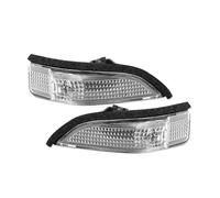 Mirror Covers Caps For Toyota For Yaris XP130 2011-2019 Car Side Wing Mirror Indicator Light Lens Auto Turn Signal Lamp Cover Accessories(1 Pair)