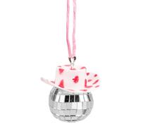 Mirror Disco Balls, GLADFRESIT Cowboy Cowgirl Hat Pendant, Car Hanging Ornament Car Accessories Home Decoration Funny Gifts for Women Men(Red)